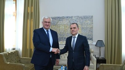 Ceyhun Bayramov və Andrey Sibiqa arasında görüş keçirildi - YENİLƏNDİ