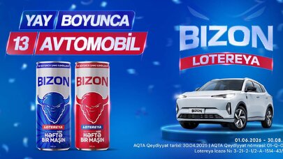 Bizon lotereyasında daha 4 avtomobil sahibini tapıb