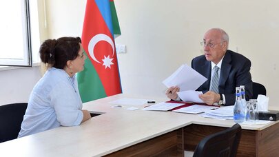 Zakir Fərəcov növbəti səyyar qəbul keçirdi - FOTO