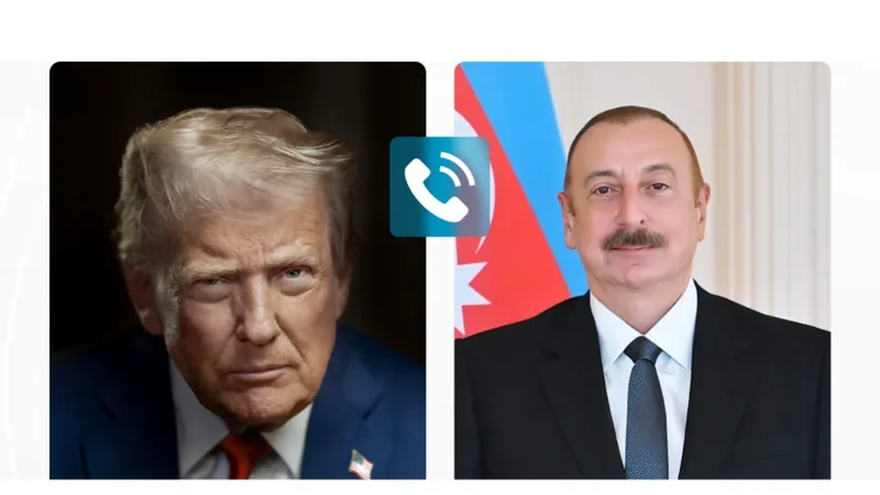 İlham Əliyev Donald Trampla danışdı