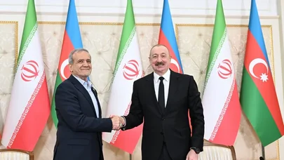 İlham Əliyev Məsud Pezeşkiana təşəkkür etdi