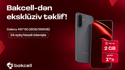 Bakcell Samsung Galaxy A57 5G üçün xüsusi kampaniyaya start verdi