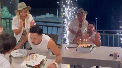 Brilliant Dadaşova oğlunun ad gününü bağında qeyd etdi - Video