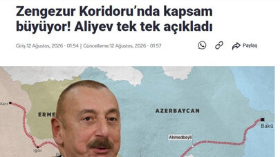 Prezidentin Zəngəzur dəhlizi ilə bağlı fikirləri Türkiyə mediasının diqqət mərkəzindədir
