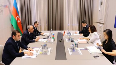 Kamran Əliyev Çin Xalq Respublikasının səfiri Lu Meyi qəbul etdi