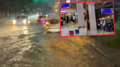 Tbilisidə metro stansiyalarını su basdı