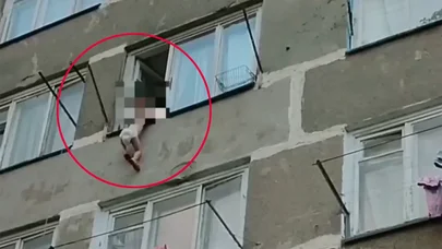Binadan yıxılan 4 yaşlı uşaq sağ qaldı