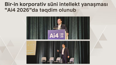 Bir-in korporativ süni intellekt yanaşması ABŞ-də keçirilən “Ai4 2026”da təqdim olunub