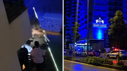Hotel otağında mübahisə: Qadını 5-ci mərtəbədən aşağı atdı - FOTO