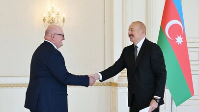 Dankan Norman: Etimadnaməmi İlham Əliyevə təqdim etmək mənim üçün böyük şərəf oldu