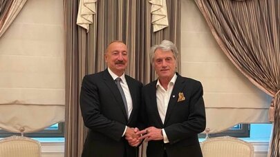Viktor Yuşşenko İlham Əliyevə təşəkkür etdi - FOTO