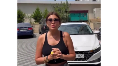 Ülviyyə Namazova tələbə olan qızına 50 min manatlıq maşın hədiyyə etdi