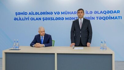 Naxçıvanda bu şəxslərə yeni mənzillər təqdim edildi - Foto