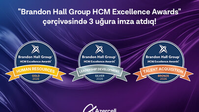 Azercell “Brandon Hall Group HCM Excellence Awards”da üç mükafat qazanıb
