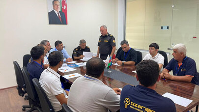FHN-in Gəncə Regional Mərkəzi tərəfindən rəhbər heyətin mülki müdafiə məşqləri təşkil edilib - FOTO