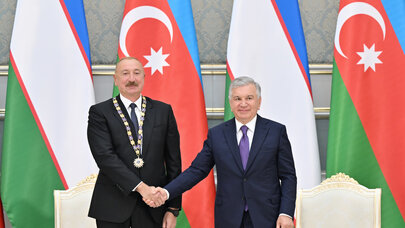 Prezident Özbəkistana səfəri ilə bağlı videoçarx paylaşdı