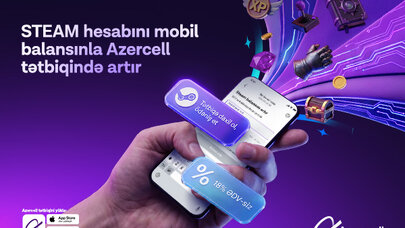 Azercell məşhur oyun platforması “Steam” ilə eksklüziv əməkdaşlığa başlayır