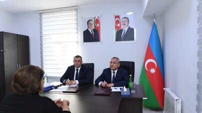 Şuşa şəhərində keçmiş məcburi köçkünlərin müraciətləri dinlənildi