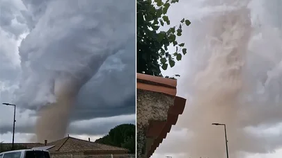 Fransada dəhşətli tornado: çoxlu sayda yaralı var - Foto