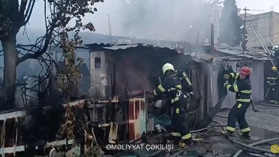 Binəqədidə yanğın oldu, bir nəfərin meyiti aşkar olundu