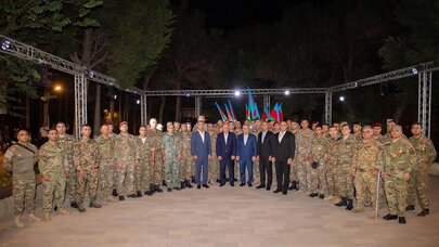 DTX-nin “Bilgəh” İstirahət mərkəzində Vətən müharibəsi iştirakçıları ilə görüş təşkil edildi - FOTO
