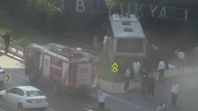 İstanbulda avtobus qəzası: 1 ölü, 17 yaralı var
