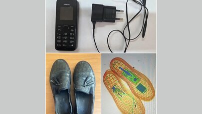 Həbsxanaya ayaqqabının içində telefon keçirmək istədi
