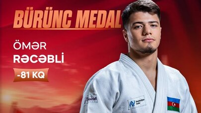 "Böyük Dəbilqə": Ömər Rəcəbli bürünc medal qazandı