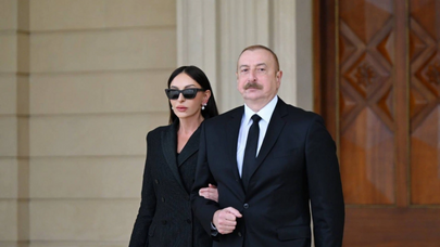 İlham Əliyev və Mehriban Əliyeva Bişkekdə 6-cı Dünya Köçəri Oyunlarının açılış mərasimində