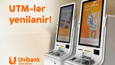 Unibank bankomat şəbəkəsini yeniləyir