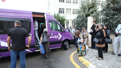 Daha 117 ailə Ağdam şəhərinə yola salındı