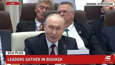 Putin çıxış etdi, Peskov yuxuladı - VİDEO