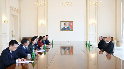 İlham Əliyev Çinin Baş prokurorunu qəbul etdi
