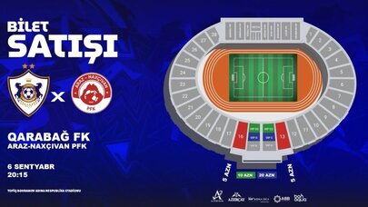 “Qarabağ”ın oyununun biletləri satışa çıxarılır