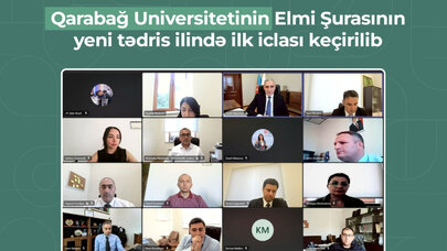 Qarabağ Universitetində yeni tədris ilinin əsas hədəfləri müəyyənləşdirildi