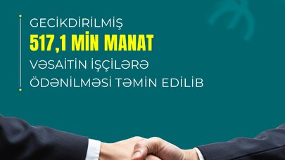 İşdən qanunsuz çıxarılmış 65 nəfər əvvəlki yerlərinə bərpa etdirildi