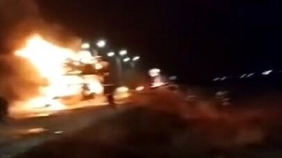 12 il əvvəl boşandığı arvadının maşınını yandırdı