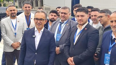 Üç ölkədən olan azərbaycanlı din xadimləri Şuşaya səfər etdi - FOTO