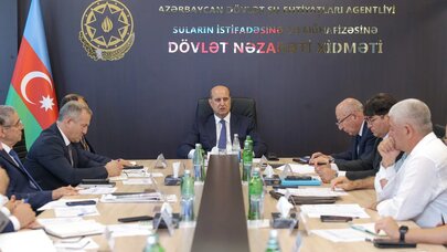 Şirvan suvarma kanalının yenidən qurulması üzrə işçi qrupunun növbəti iclası keçirildi