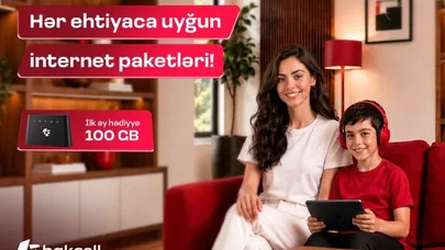 "Bakcell"dən Wi-Fi modemi alın, ilk abunəliyiniz pulsuz olsun