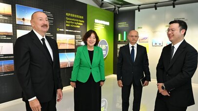 Prezidentin sosial media hesablarında "Qobustan" GES-in açılışı ilə bağlı paylaşım edildi