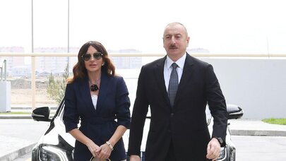 Prezident Şamaxıda "Nəsimi Bağları" kompleksi ilə tanış oldu