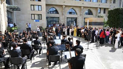 Üzeyir bəyin adını daşıyan təhsil ocağında bayram konserti