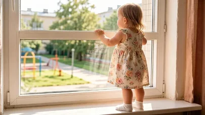 İki yaşlı qız ailəni ölümdən xilas etdi - FOTO