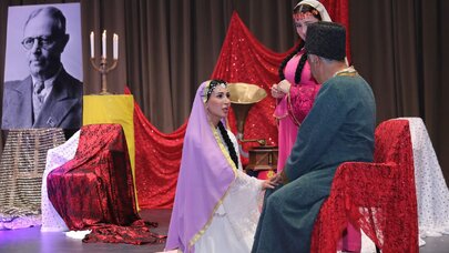 “Arşın mal alan” operettası Lənkəran teatrının təqdimatında Xankəndidə nümayiş olundu - FOTO