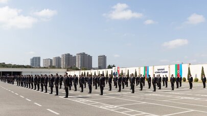 Vilayət Eyvazov xidmətə qəbul üçün növbəti sıra baxışı keçirdi