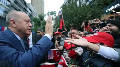 Ərdoğan ABŞ-da o uşağı gördü, yanına çağırdı, qızıl sikkə verdi -  FOTO 