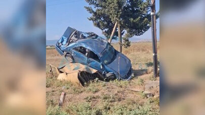 Bu qəzadan xəsarət almadan qurtuldular - FOTO