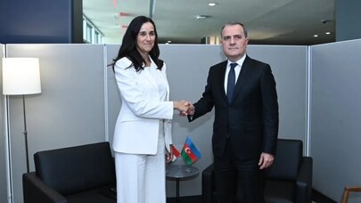 Ceyhun Bayramov Anita Orbanla müzakirələr apardı - FOTO