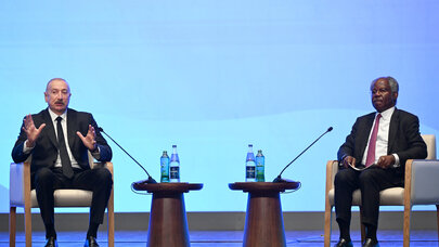 İlham Əliyev: Bəzi ənənəvi təchizat zəncirləri müəyyən risklərlə üzləşir